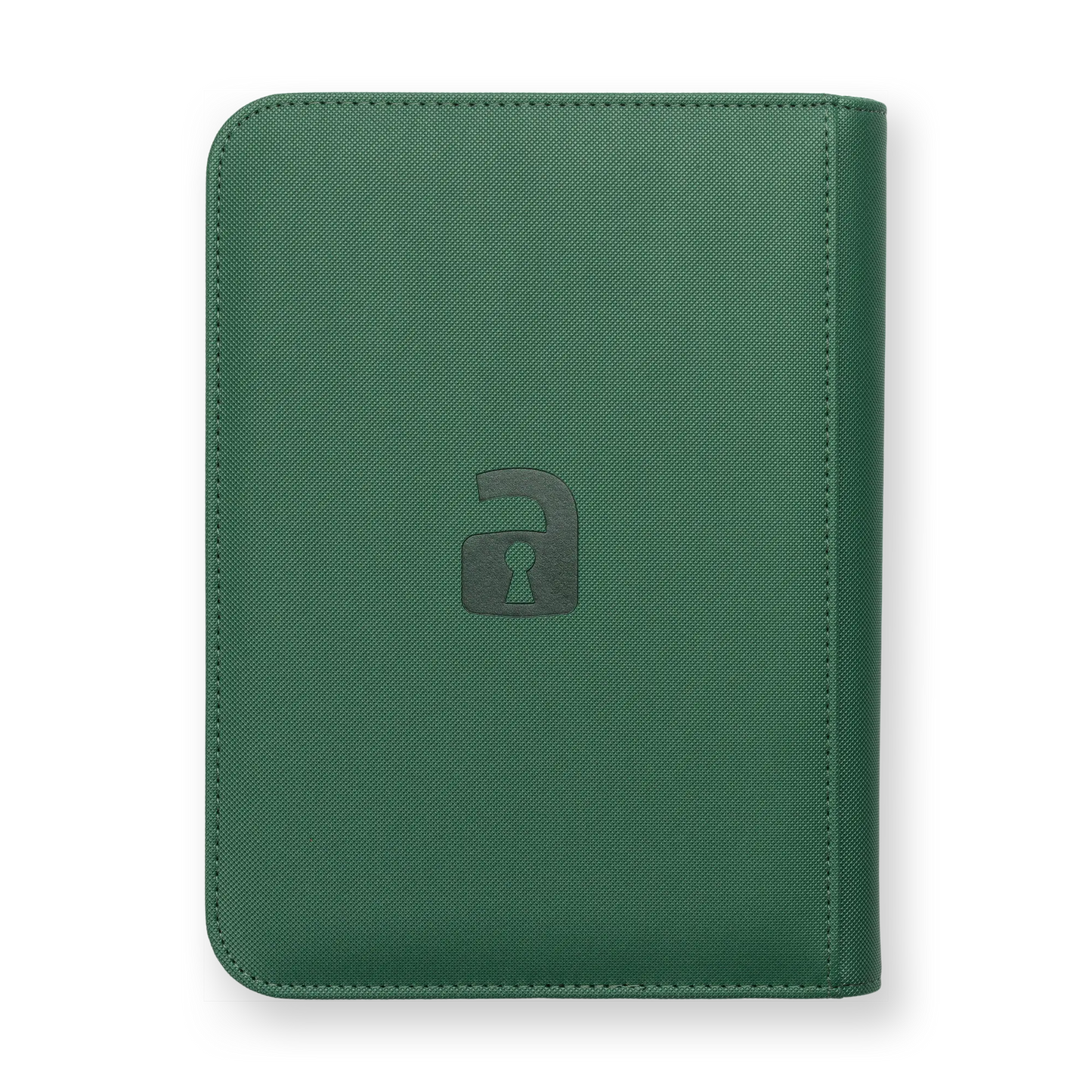 Vault X: 4-Pocket Zip Binder – Exo-Tec® Metallic Groen