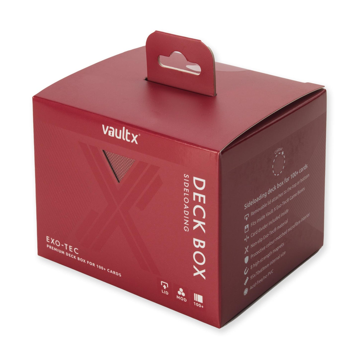 Vault X: Exo-Tec® Sideloading Deck Box 100+ – Metallic Rood