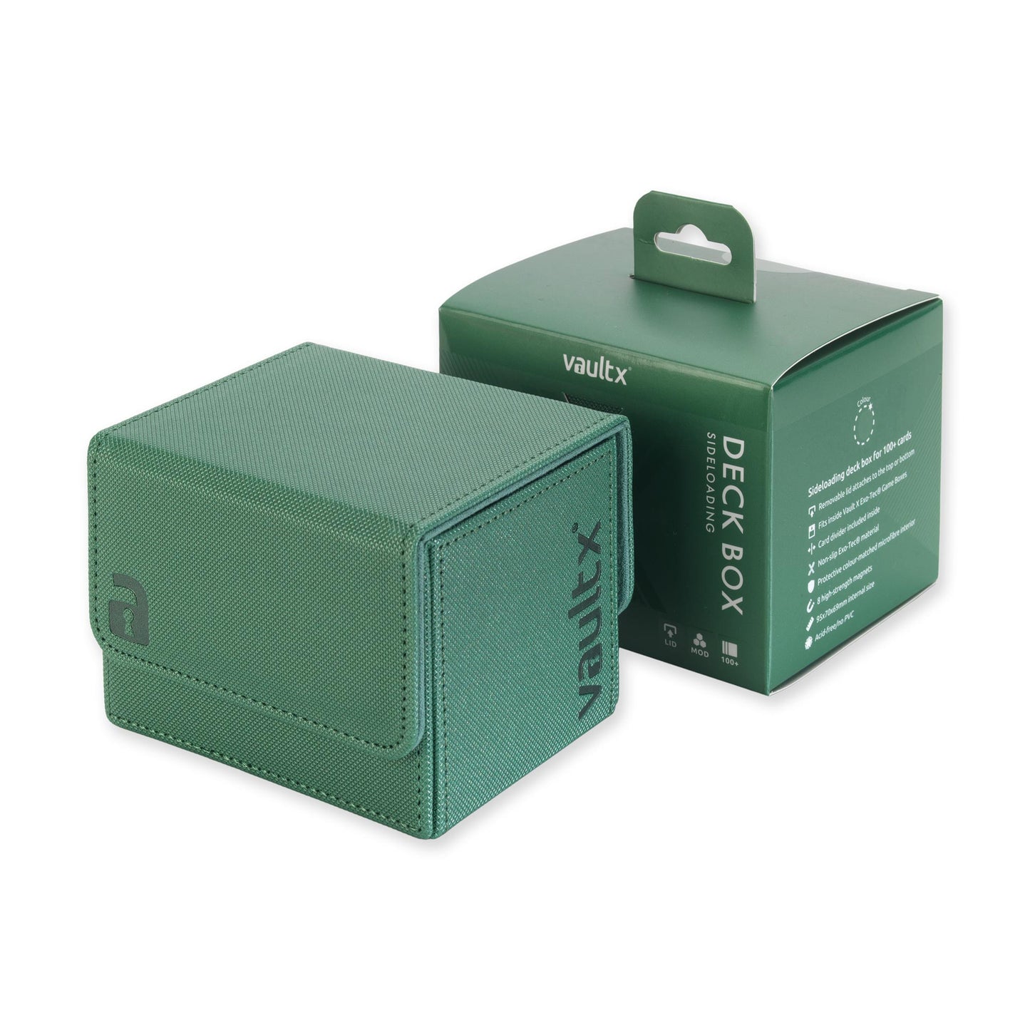 Vault X: Exo-Tec® Sideloading Deck Box 100+ – Metallic Groen