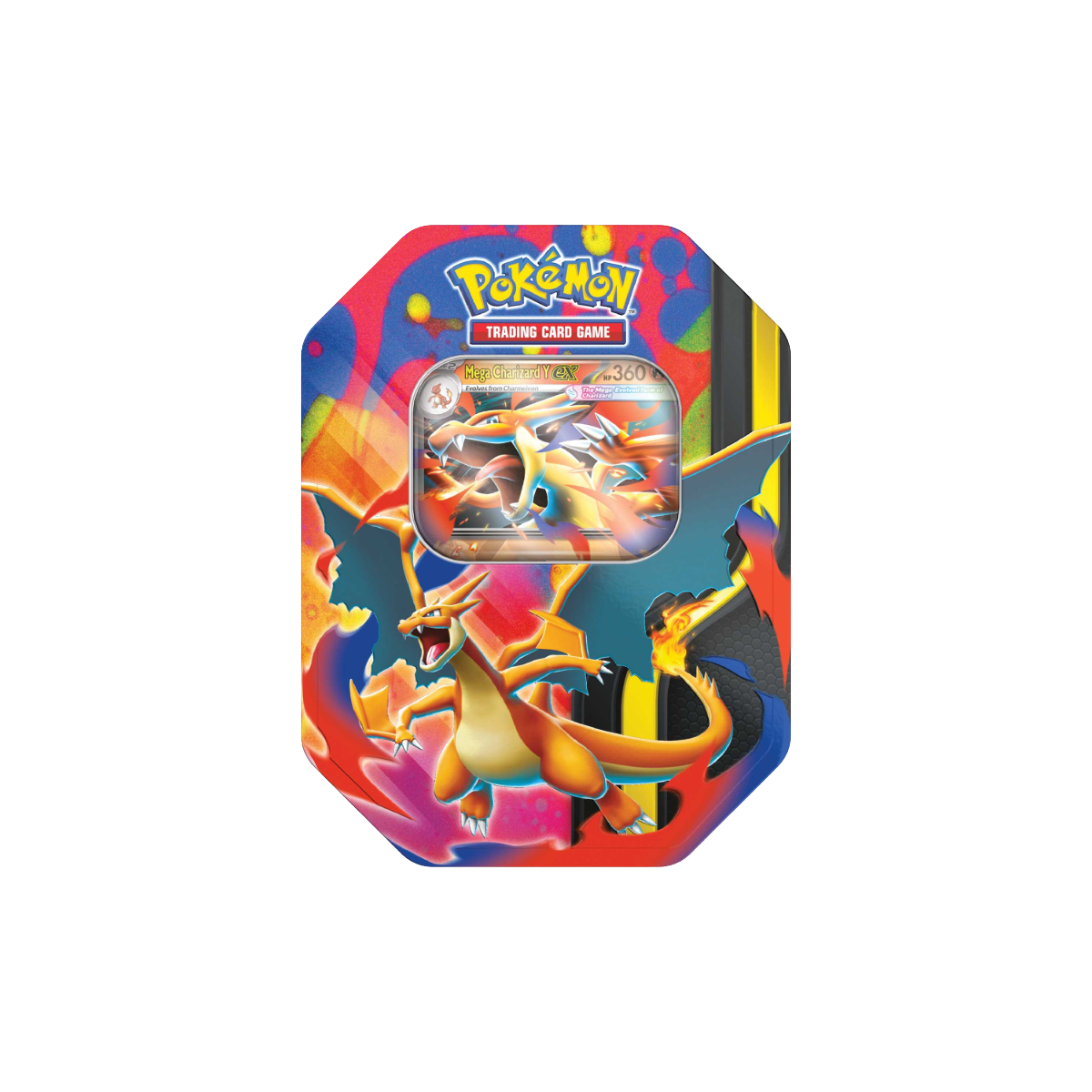 Pokémon TCG: Mega Charizard Tin – Mega Charizard Y ex (EN)