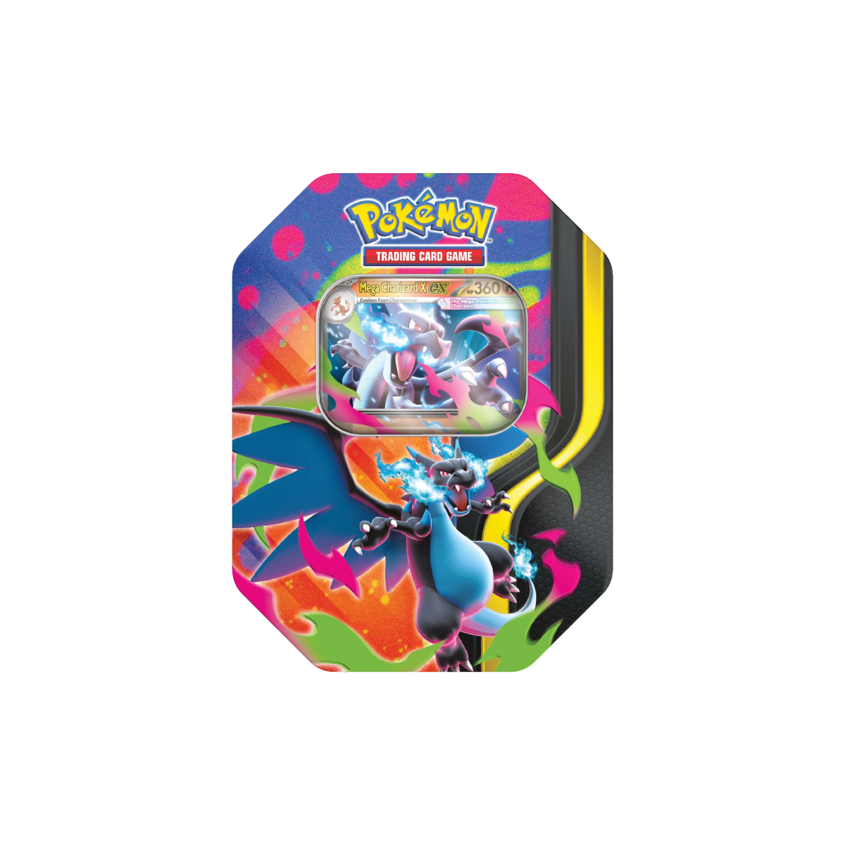 Pokémon TCG: Mega Charizard Tin – Mega Charizard X ex (EN)