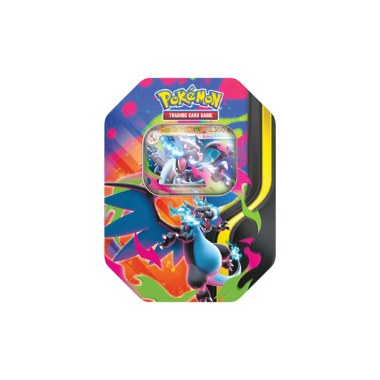 Pokémon TCG: Mega Charizard Tin – Mega Charizard X ex (EN)