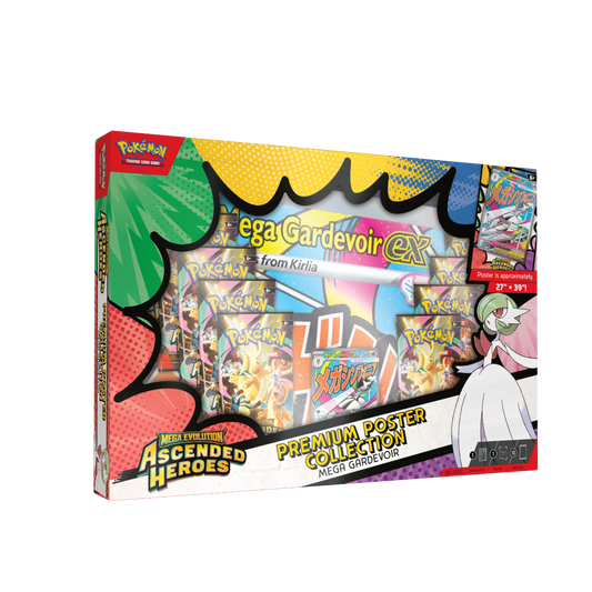 Pokémon TCG: Mega Evolution — Ascended Heroes (ME2.5) – Premium Poster Collection – Mega Gardevoir