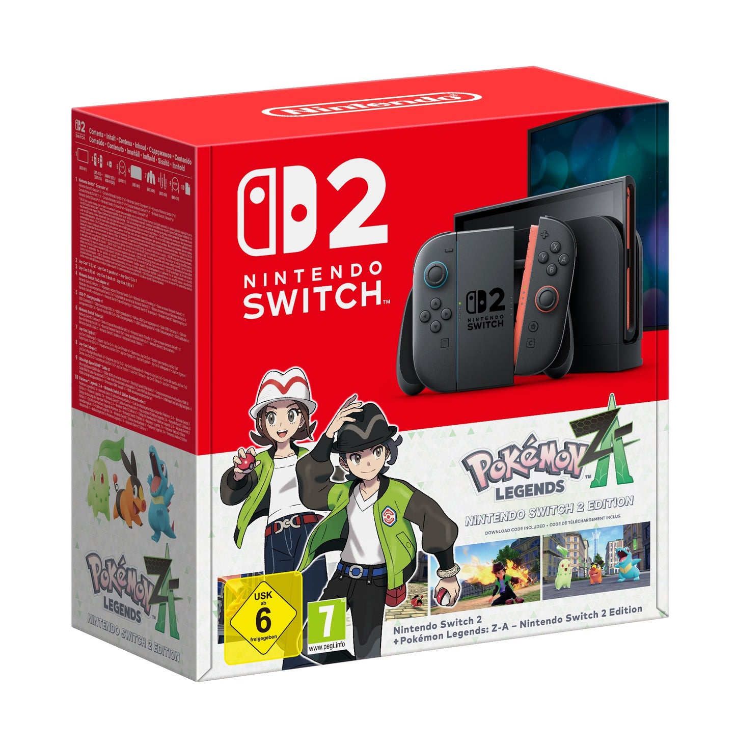 Nintendo Switch 2 (incl. Joy-Con 2, dock & Pokémon Legends: Z-A downloadcode)
