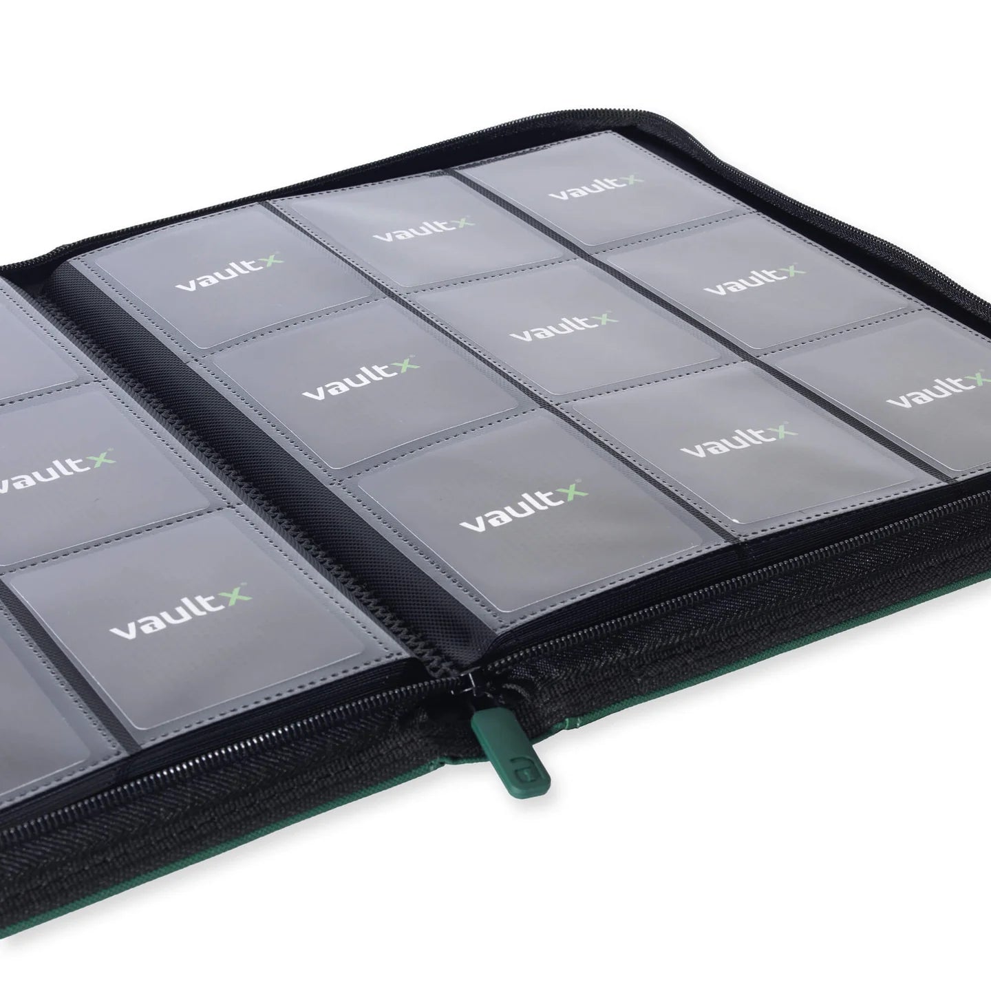 Vault X: 12-Pocket Zip Binder – Exo-Tec® Groen