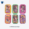 One Piece Mini Case Set Vol. 3 TS-03 — zes blikdesigns; 1 willekeurig design per exemplaar