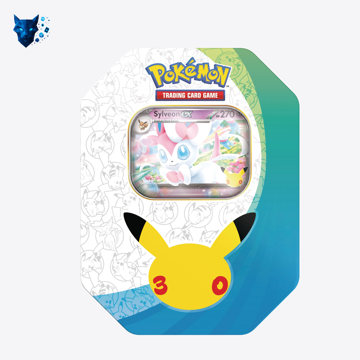 Pokémon TCG: 30th Celebration — Tin — Sylveon ex — EN