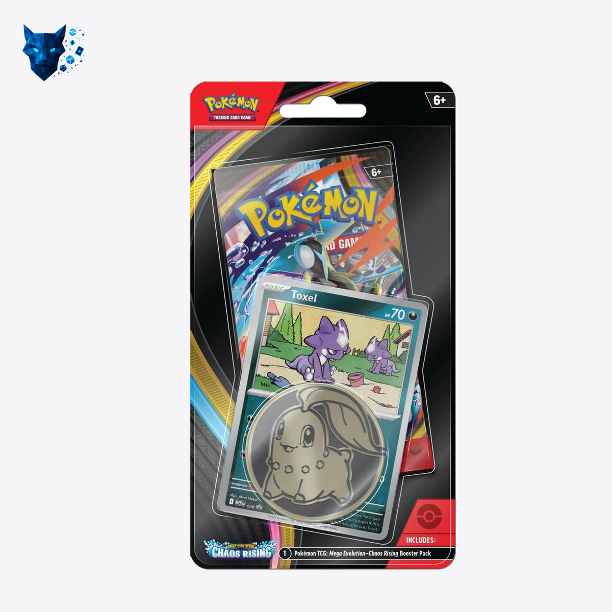Pokémon TCG: Mega Evolution — Chaos Rising (ME04) — Checklane Blister — Toxel — EN