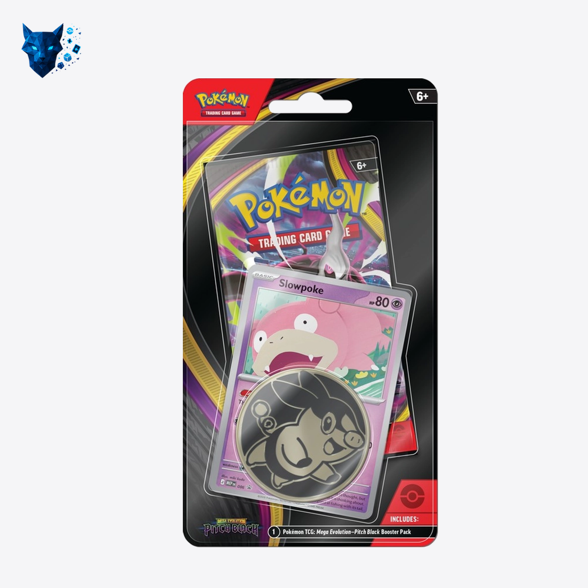 Pokémon TCG: Mega Evolution — Pitch Black (ME05) — Checklane Blister — Slowpoke — EN