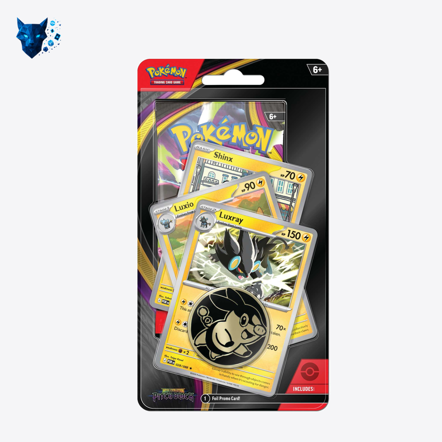 Pokémon TCG: Mega Evolution — Pitch Black (ME05) — Premium Checklane Blister — Luxray — EN