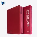 Vault X: Exo-Tec® 9-Pocket Zip Binder – Metallic Rood