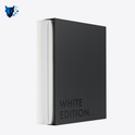 Vault X: 9-Pocket Zip Binder – Exo-Tec® White Edition