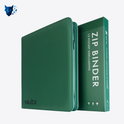 Vault X: Exo-Tec® 12-Pocket Zip Binder – Metallic Groen