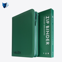 Vault X: 9-Pocket Zip Binder – Exo-Tec® Metallic Groen