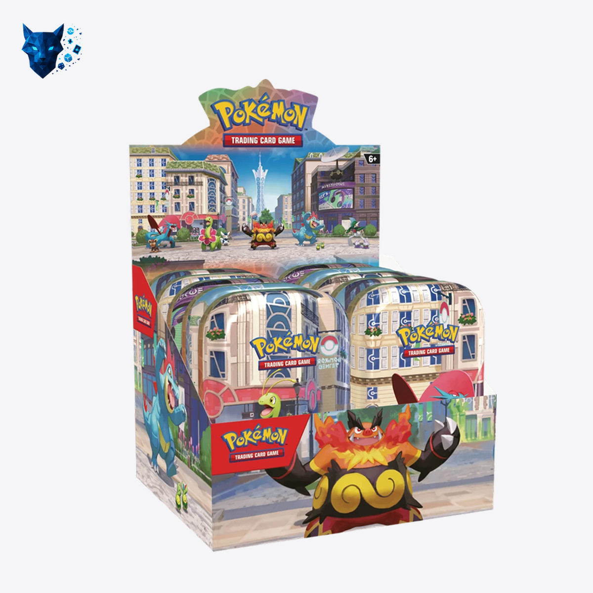 Pokémon Lumiose City Mini Tin-display – 10 tins