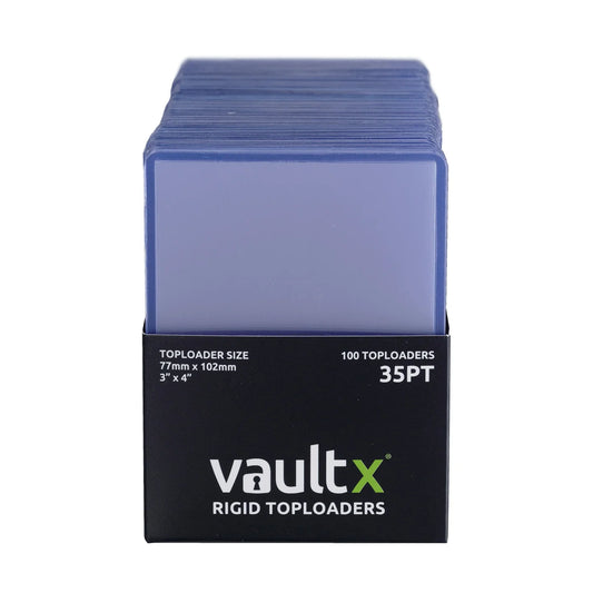 Vault X Seamless Rigid Toploaders (100 toploaders)