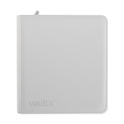 Vault X: 12-Pocket Zip Binder – Exo-Tec® White Edition