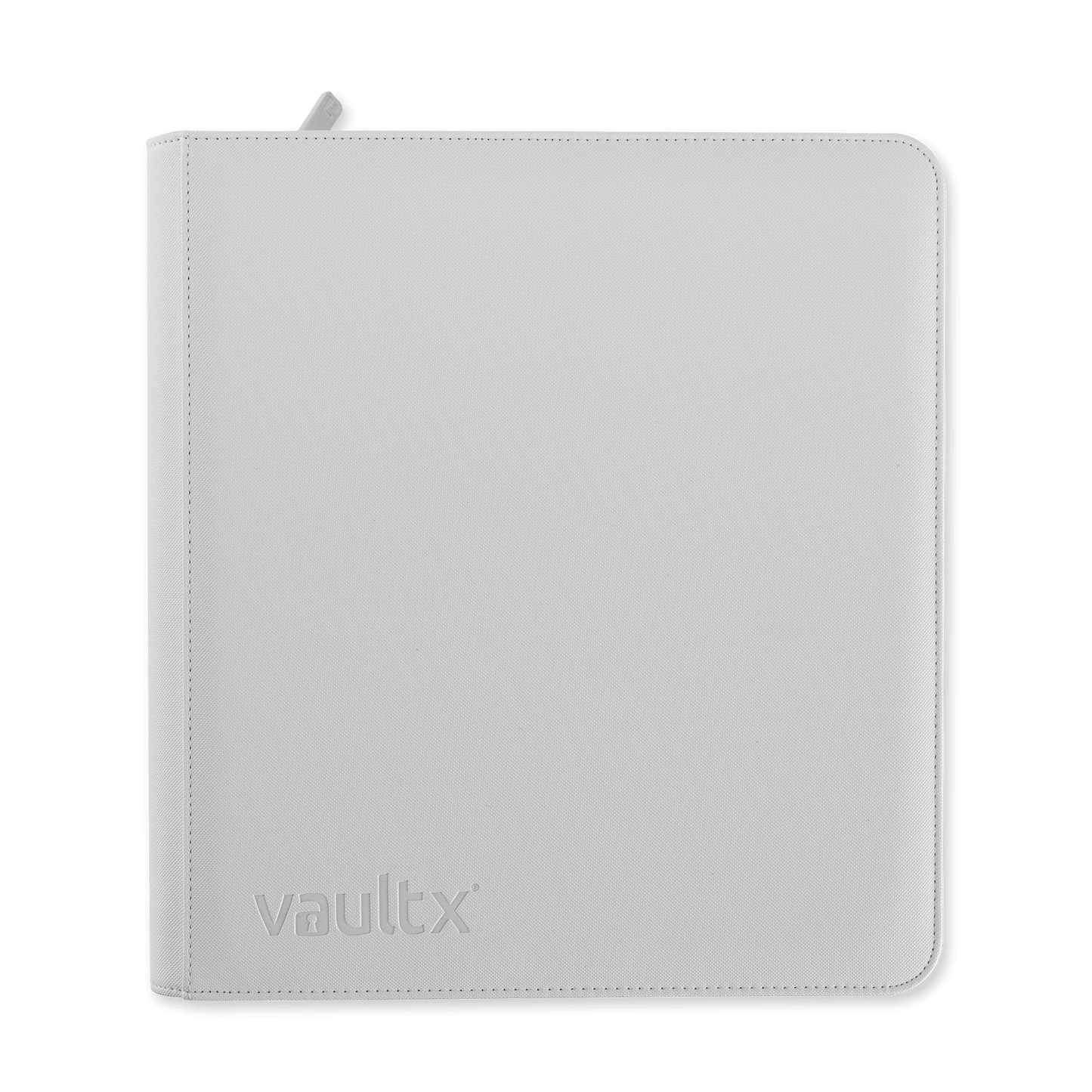 Vault X: 12-Pocket Zip Binder – Exo-Tec® White Edition