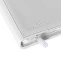 Vault X: 12-Pocket Zip Binder – Exo-Tec® White Edition