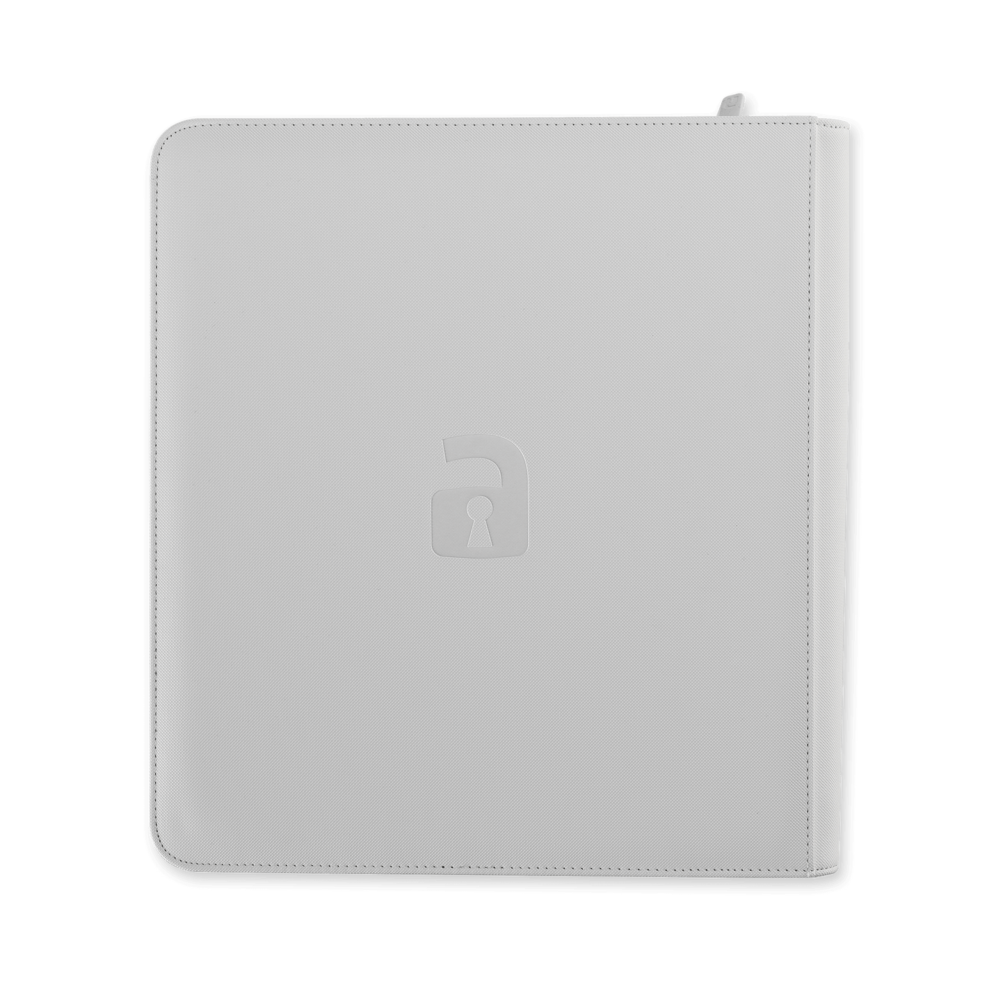 Vault X: 12-Pocket Zip Binder – Exo-Tec® White Edition